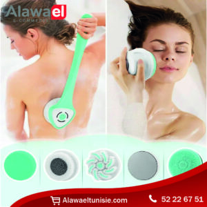 brosse de douche massante électrique