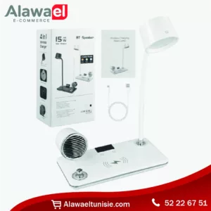 Lampes-Veilleuse-tactile-avec-horloge_-chargeur-sans-fil-et-Bluetooth