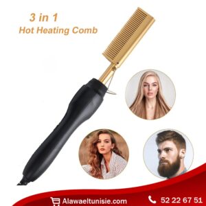 مشط حراري لتمليس الشعر - Peigne Chauffant Lissant