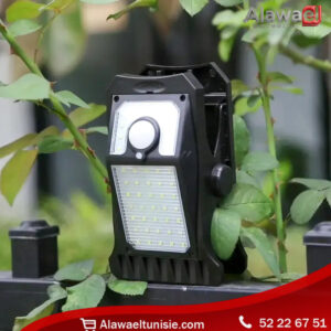 Lampe Solaire LED à Pince avec Détecteur de Mouvement - مصباح طاقة شمسية بمشبك ذكي ومستشعر حركة