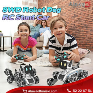 Chien Robot Télécommandé 8WD - كلب روبوت بهلواني بـ 8 عجلات