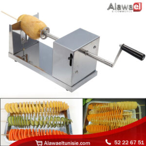Coupe-Frites Spirale Manuel en Inox - قطاعة بطاطس حلزونية يدوية ستانلس ستيل