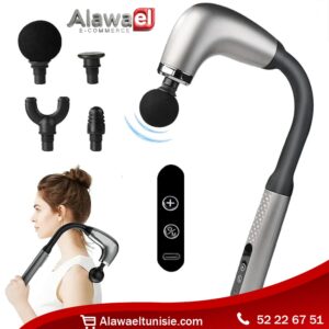 Pistolet de Massage Fascial Incurvé 9 Vitesses - مسدس تدليك العضلات المنحني بـ 9 سرعات