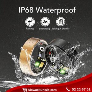 Bague Intelligente Smart Ring (Fitness & Santé) - الخاتم الذكي لتتبع الصحة واللياقة البدنية